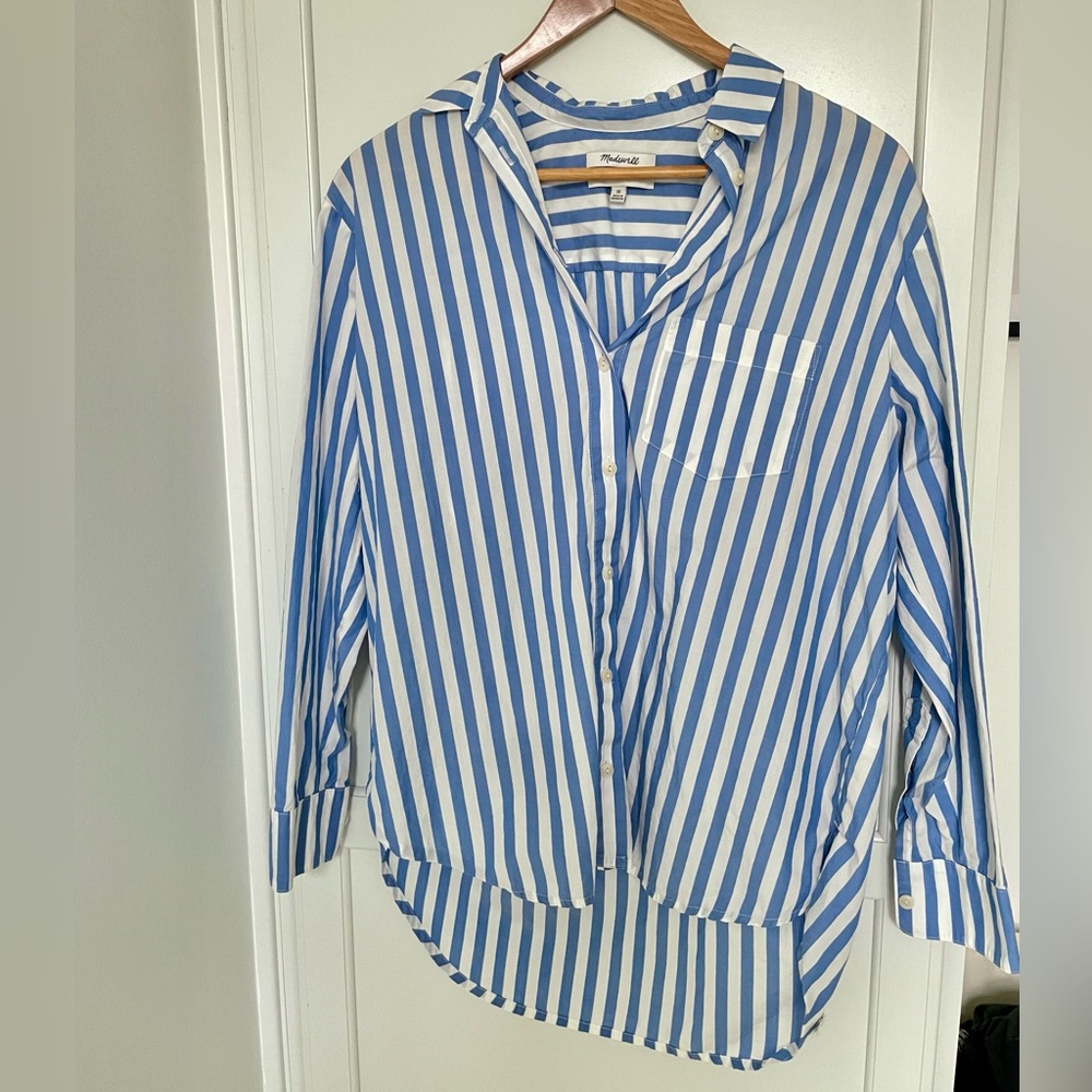 Madewell Oversized Boyfriend Shirt - Size XS